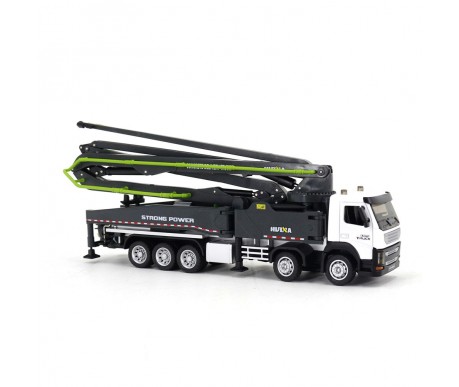 Металлический грузовик бетононасос HuiNa Toys 1:50 - HN1709-GREEN