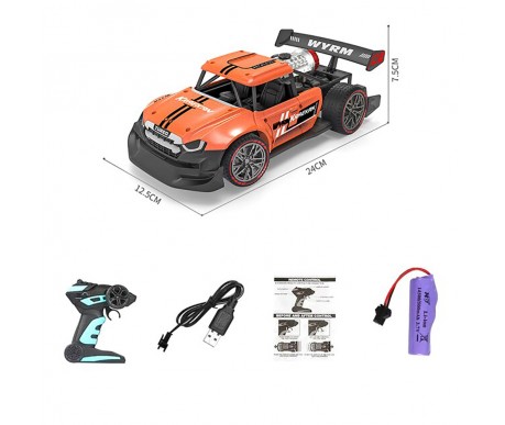 Радиоуправляемый спортивный пикап (оранжевый, пар) 2.4G - HD3400-ORANGE