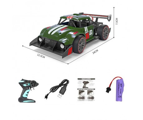 Радиоуправляемый спортивный пикап (темно-зеленый, пар) 2.4G - HD3400-DARK-GREEN