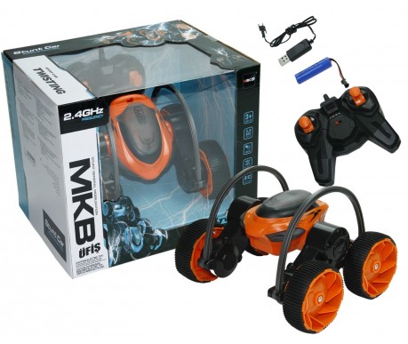 Радиоуправляемая оранжевая машина перевертыш Mekbao Трюкач 2.4G - 5588-625-ORANGE