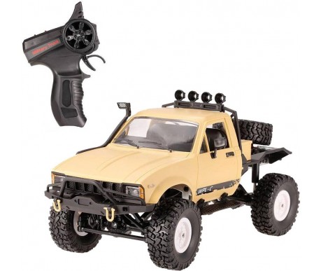 Радиоуправляемая машина WPL пикап Hilux (желтый) 4WD 2.4G 1:16 RTR - WPLC-14-YELLOW