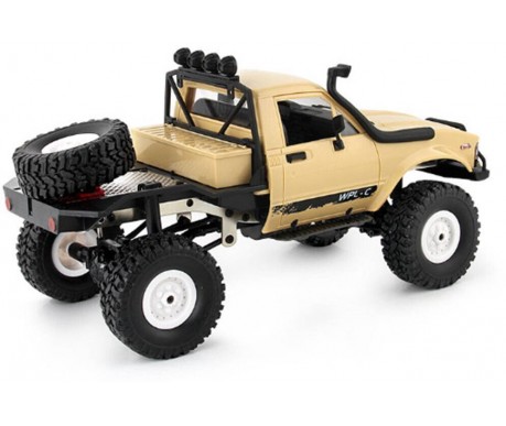 Радиоуправляемая машина WPL пикап Hilux (желтый) 4WD 2.4G 1:16 RTR - WPLC-14-YELLOW