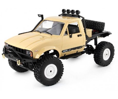 Радиоуправляемая машина WPL пикап Hilux (желтый) 4WD 2.4G 1:16 RTR - WPLC-14-YELLOW