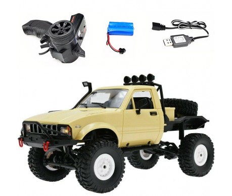 Радиоуправляемая машина WPL пикап Hilux (желтый) 4WD 2.4G 1:16 RTR - WPLC-14-YELLOW