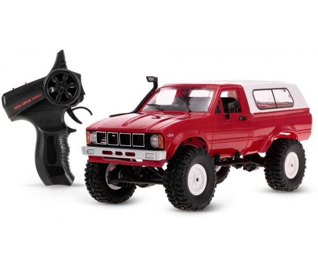Радиоуправляемая машина WPL пикап Hilux (красная) 4WD 2.4G 1:16 RTR - WPLC-24-RED