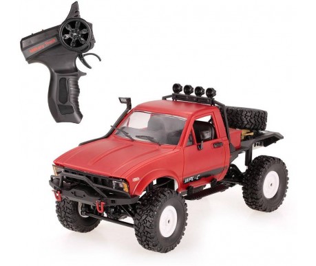 Радиоуправляемая машина WPL пикап Hilux (красный) 4WD 2.4G 1:16 RTR - WPLC-14-RED