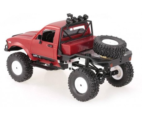 Радиоуправляемая машина WPL пикап Hilux (красный) 4WD 2.4G 1:16 RTR - WPLC-14-RED