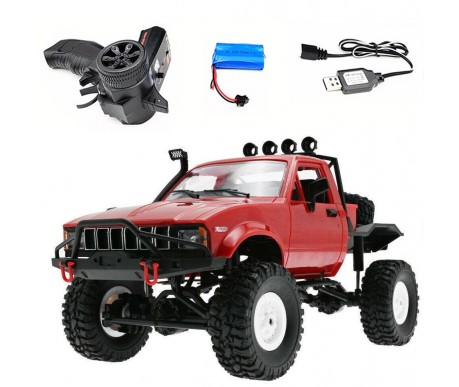 Радиоуправляемая машина WPL пикап Hilux (красный) 4WD 2.4G 1:16 RTR - WPLC-14-RED