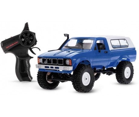 Радиоуправляемая машина WPL пикап Hilux (синяя) 4WD 2.4G 1:16 RTR - WPLC-24-BLUE