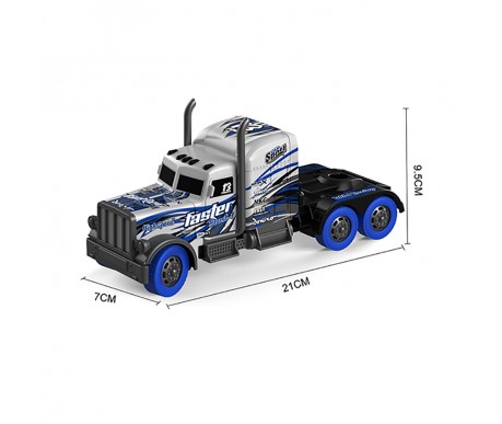 Радиоуправляемый грузовик - тягач FASTER BEAST (2WD, акб, 1:16) - GM1929-BLUE