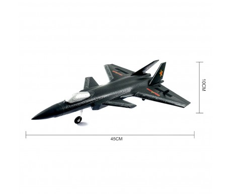 Радиоуправляемый самолет Fei Xiong J-20 RTF 2.4G - FX830-BLACK