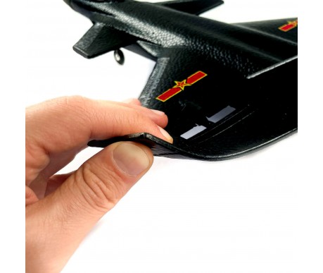 Радиоуправляемый самолет Fei Xiong J-20 RTF 2.4G - FX830-BLACK