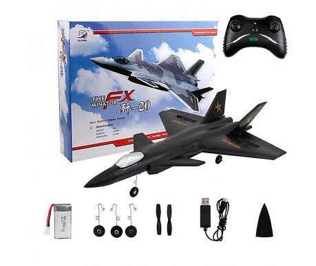 Радиоуправляемый самолет Fei Xiong J-20 RTF 2.4G - FX830-BLACK