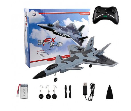 Радиоуправляемый самолет Fei Xiong J-20 RTF 2.4G - FX830-GREY