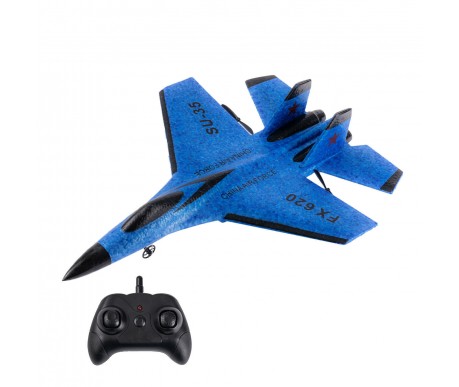 Радиоуправляемый самолет Fei Xiong SU-35 2.4G - FX620-BLUE