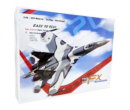 Радиоуправляемый самолет Fei Xiong SU-35 2.4G - FX620-BLUE