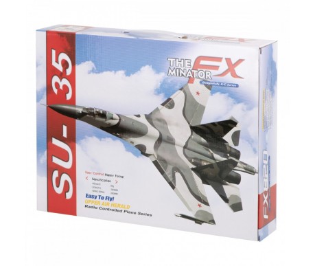 Радиоуправляемый самолет SU-35 для начинающих 2.4G - FX820-CAMOUFLAGE