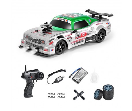 Радиоуправляемая машина для дрифта HB Ford Mustang (4WD, свет, пар, акб, 1:16) - SC16A08-1
