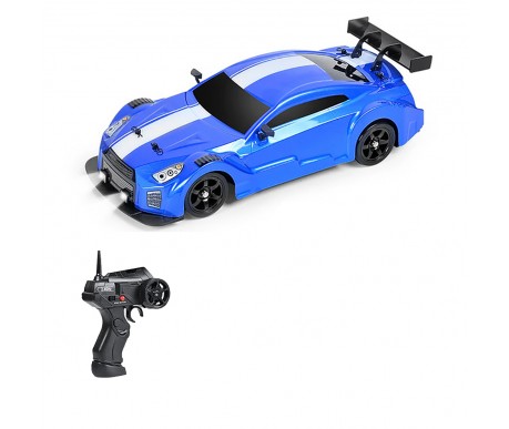 Радиоуправляемая машина для дрифта HB Nissan GTR (4WD, свет, пар, акб, 1:16) - SC16A02-1