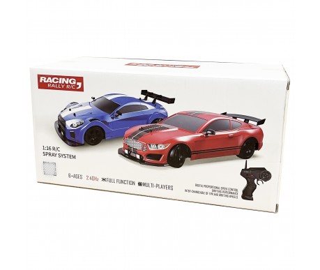 Радиоуправляемая машина для дрифта HB Nissan GTR (4WD, свет, пар, акб, 1:16) - SC16A02-1