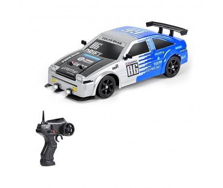Радиоуправляемая машина для дрифта HB Toyota AE86 (4WD, свет, пар, акб, 1:16) - SC16A07-1