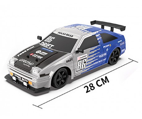Радиоуправляемая машина для дрифта HB Toyota AE86 (4WD, свет, пар, акб, 1:16) - SC16A07-1