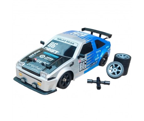 Радиоуправляемая машина для дрифта HB Toyota AE86 (4WD, свет, пар, акб, 1:16) - SC16A07-1