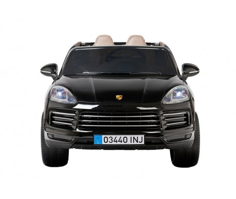 Детский электромобиль PORSCHE CAYENNE S 12V - JJ2128-BLACK-PAINT