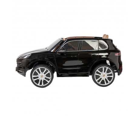 Детский электромобиль PORSCHE CAYENNE S 12V - JJ2128-BLACK-PAINT