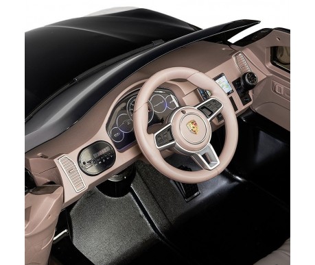 Детский электромобиль PORSCHE CAYENNE S 12V - JJ2128-BLACK-PAINT