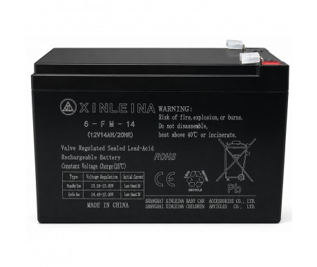 Аккумулятор XINLEINA 12V14Ah/20Hr - X-6FM14