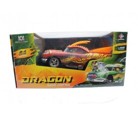 Радиоуправляемая машина Дракон из серии Muscle Car (свет, звук, 1:16) - MK8028B-RED