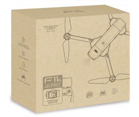 Квадрокоптер SJRC F11S 4K PRO PLUS 2-AXIS 4K EIS 5G GPS RTF - F11S 4K PRO+