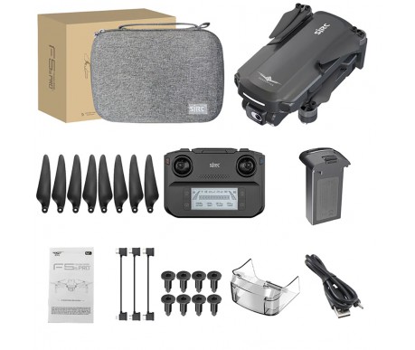 Квадрокоптер SJRC F5S Plus с подвесом и камерой 4K 5G GPS RTF - F5S 4K PRO+