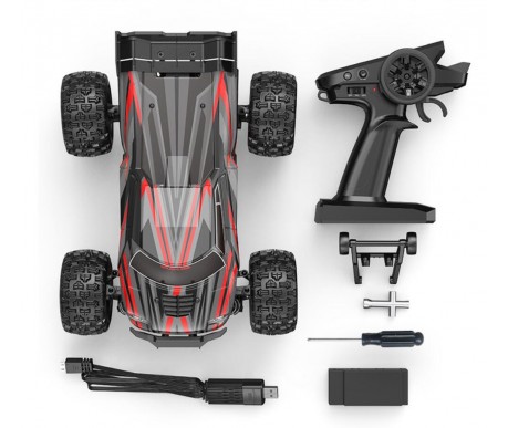 Радиоуправляемый внедорожник MJX Hyper Go 4WD Brushless Truggy 1:16 - MJX-16210-RED