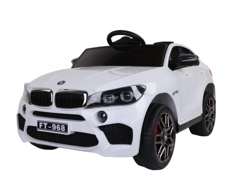 Электромобиль BMW X6M 12V (полный привод, EVA) - FT-968-WHITE