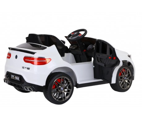 Электромобиль BMW X6M 12V (полный привод, EVA) - FT-968-WHITE
