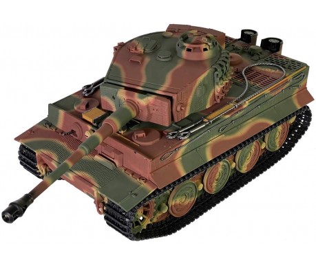 Радиоуправляемый танк Taigen Tiger 1 Германия 1:16 (лесной камуфляж, звук, дым V3) - AS3818-D-CAMO