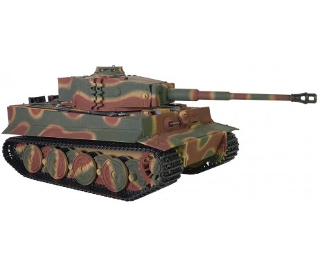 Радиоуправляемый танк Taigen Tiger 1 Германия 1:16 (лесной камуфляж, звук, дым V3) - AS3818-D-CAMO