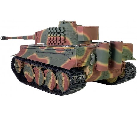 Радиоуправляемый танк Taigen Tiger 1 Германия 1:16 (лесной камуфляж, звук, дым V3) - AS3818-D-CAMO