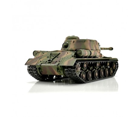 Радиоуправляемый танк Taigen ИС-2 модель 1944 СССР 1:16 (лесной камуфляж, звук, дым V3) - AS3928-B-CAMO