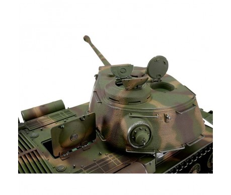 Радиоуправляемый танк Taigen ИС-2 модель 1944 СССР 1:16 (лесной камуфляж, звук, дым V3) - AS3928-B-CAMO