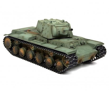 Радиоуправляемый танк Taigen КВ-1 СССР 1:16 (зеленый, звук, дым V3) - TG3878-B-V3