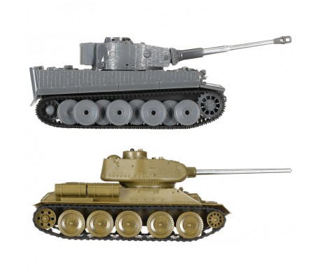 Радиоуправляемый танковый бой Torro Tiger I и T-34/85 1:30 - 15101-CA