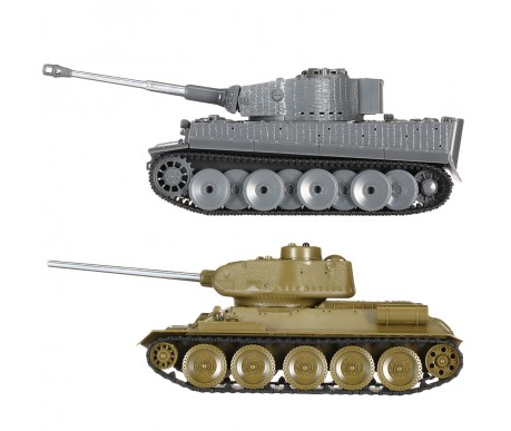 Радиоуправляемый танковый бой Torro Tiger I и T-34/85 1:30 - 15101-CA