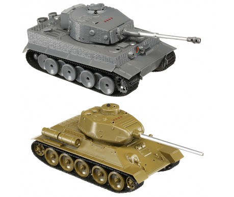 Радиоуправляемый танковый бой Torro Tiger I и T-34/85 1:30 - 15101-CA