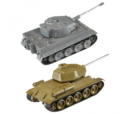 Радиоуправляемый танковый бой Torro Tiger I и T-34/85 1:30 - 15101-CA