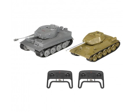 Радиоуправляемый танковый бой Torro Tiger I и T-34/85 1:30 - 15101-CA