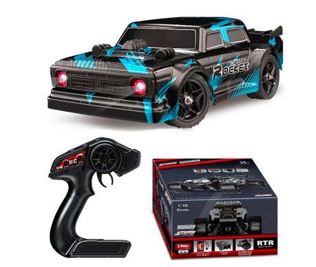 Радиоуправляемая машина для дрифта EROCKET (31 см, ПАР, LED, 4WD, 1:16) - HS16352