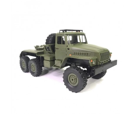 Радиоуправляемый внедорожник WPL Советский военный грузовик с траллом 4WD 1:16 - WPLB-36-3